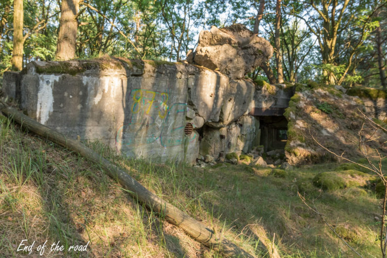 Pz.W. 873 - Elewacja wejściowa do obiektu