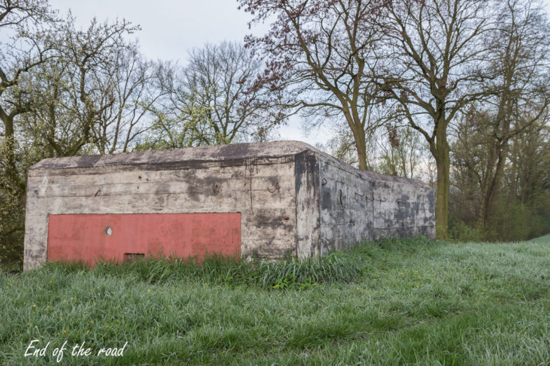 Oderstellung, Doppel-MG-Schartenstand 708, widok od wschodu